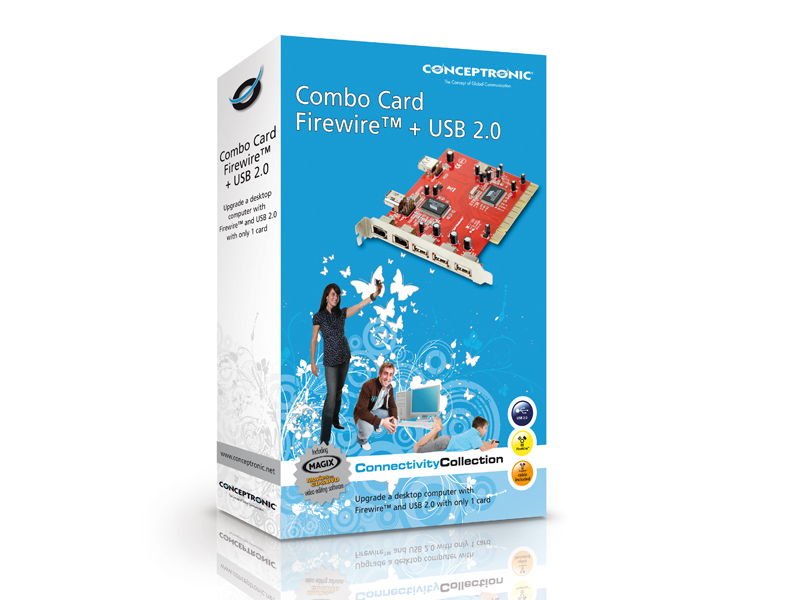 Conceptronic Combo FireWire & USB 2.0 PCI card – image 5