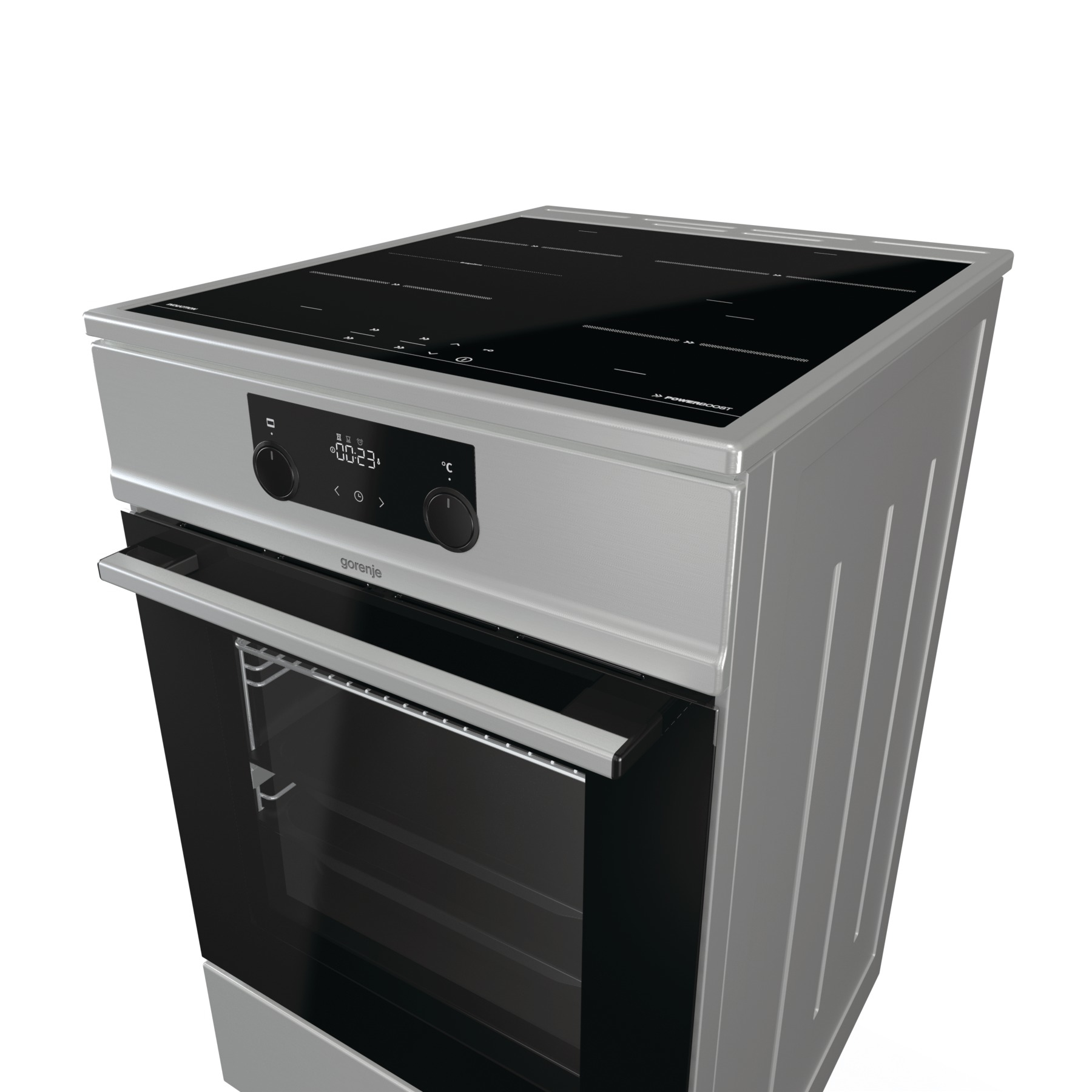 Gorenje EIT5355XPG cooker Freestanding cooker Electric Zone induction hob Stainless steel – image 5