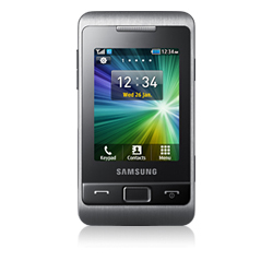 Samsung GT-C3330 6.1 cm (2.4") 80 g Black, Metallic, Silver