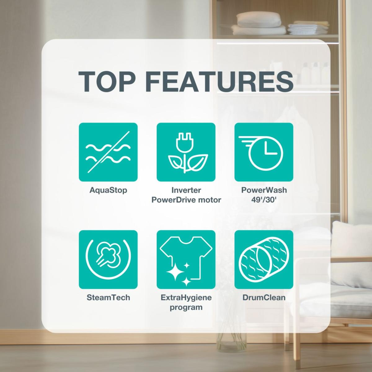 Gorenje W51G1PS62BP washing machine Front-load – image 3