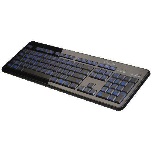 LogiLink ID0080 keyboard Home USB QWERTZ German Black