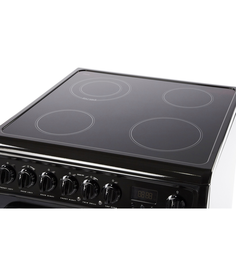 Hotpoint HAE60KS cooker Freestanding cooker Electric Ceramic hob Black – image 3