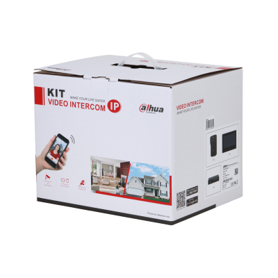Kit de Videoportero IP Dahua KTP03 - Monitor 7" - Frente de Calle - Switch PoE - DHI-KTP03 Kit de Videoportero IP Dahua KTP03 - Monitor 7" - Frente de Calle - Switch PoE - DHI-KTP03