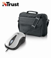Trust 15.4" Notebook Carry Bag BG-3450p & Mini Optical Mouse