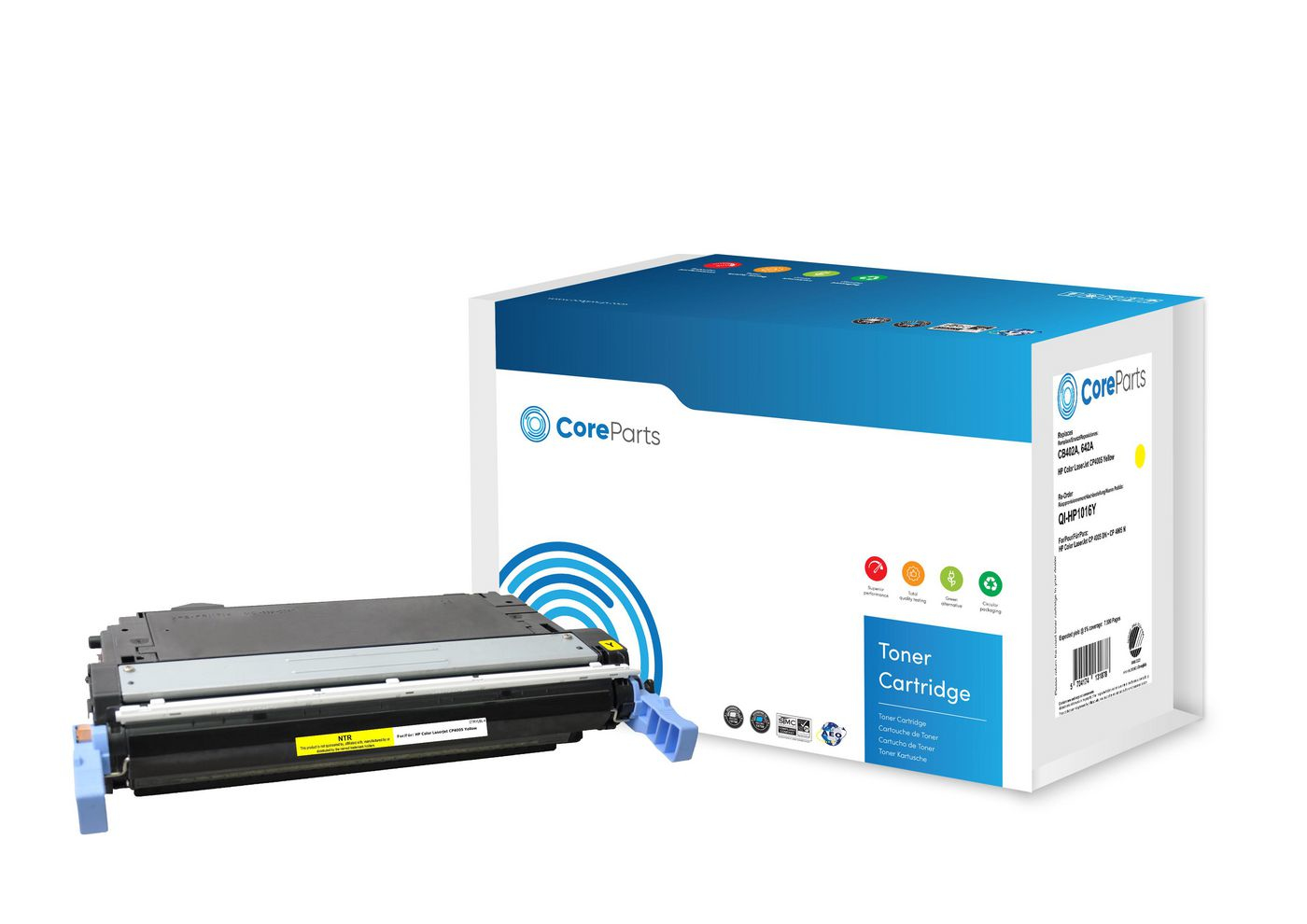 CoreParts QI-HP1016Y toner cartridge 1 pc(s) Compatible Yellow