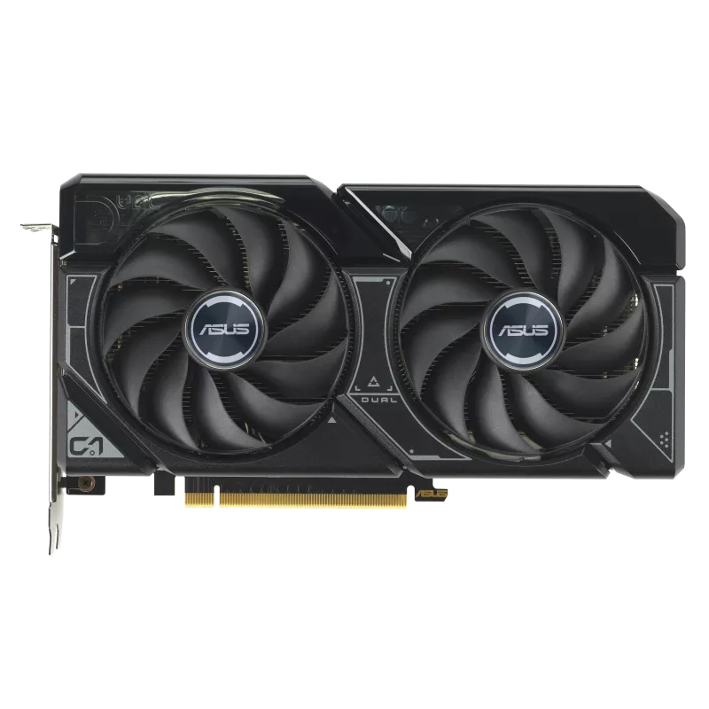 ASUS Video Card NVidia Dual GeForce RTX 4060 Ti SSD OC Edition 8GB GDDR6 VGA is designed for broad compatibility, with an M.2 SSD slot, 2.5-slot design, Axial-tech fan design, PCIe 4.0, 1xHDMI 2.1a, 3xDisplayPort 1.4a