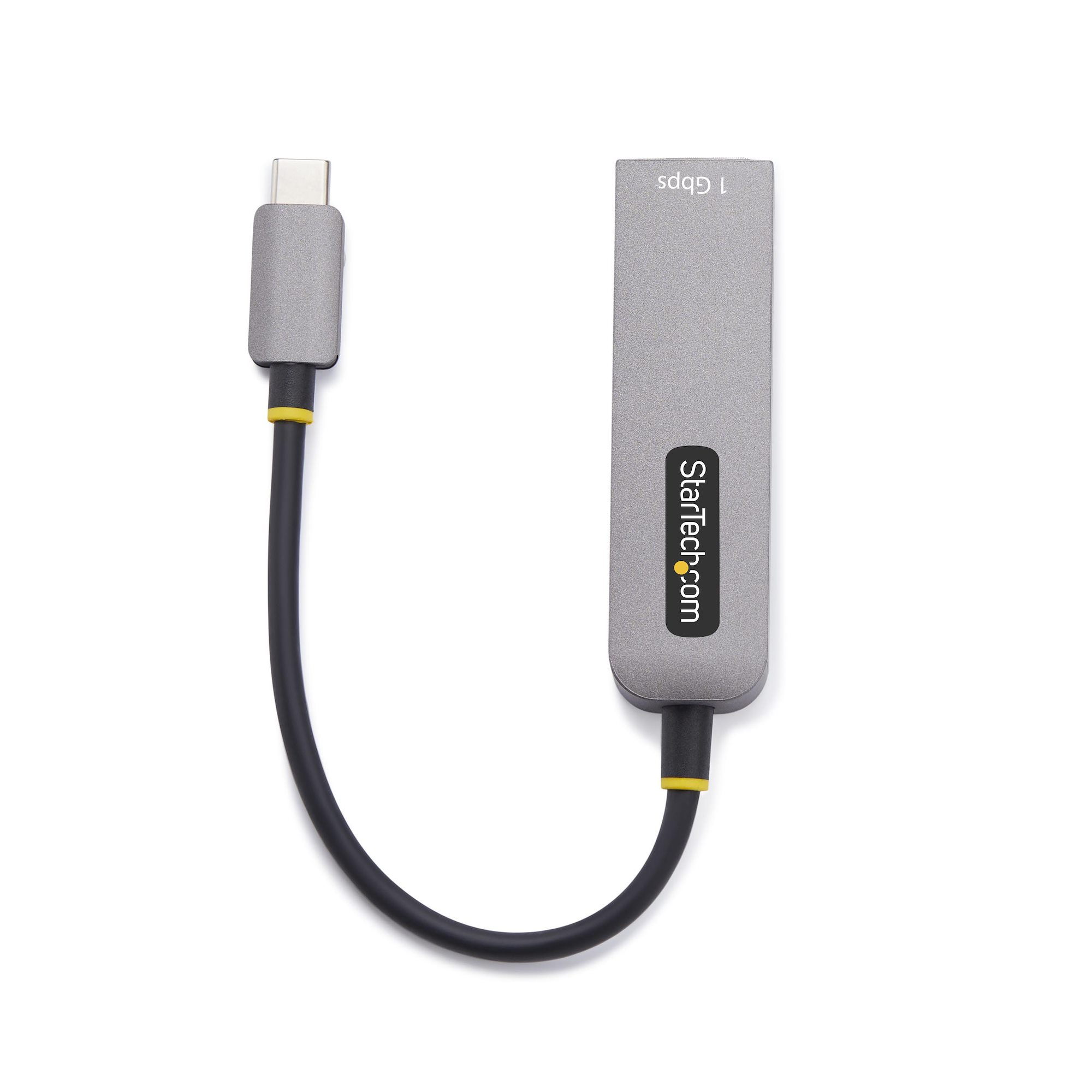 صورة محول StarTech.com 1GPD3-USB-C-ETHERNET USB-C إلى جيجابت إيثرنت مع تمرير طاقة 100 واط