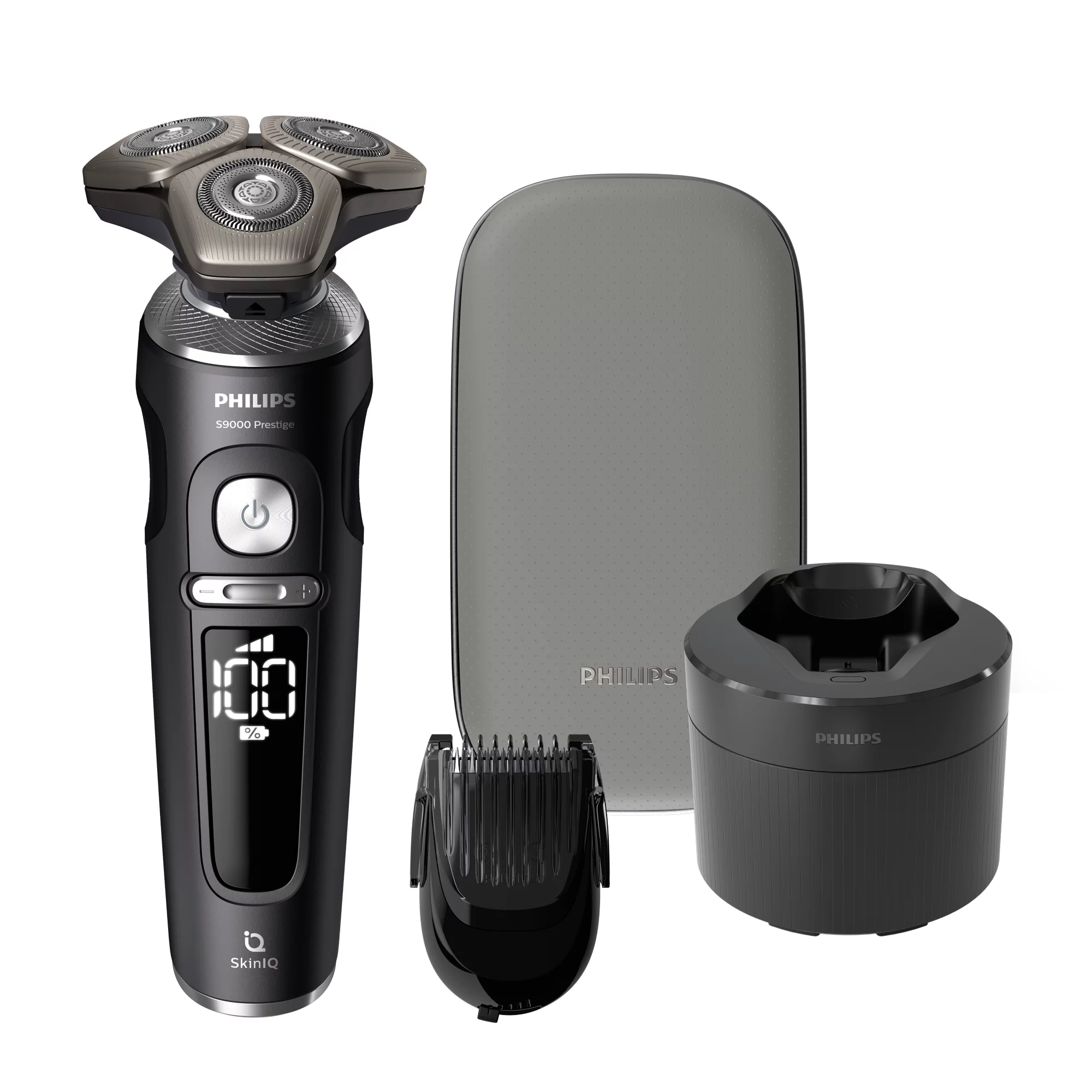 Philips Shaver S9000 Prestige SP9840/31 Wet & Dry Electric shaver with SkinIQ – image 1