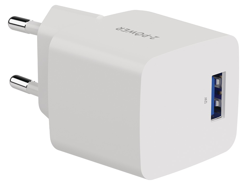 2-Power 2PWC12W01-EU mobile device charger White – image 1