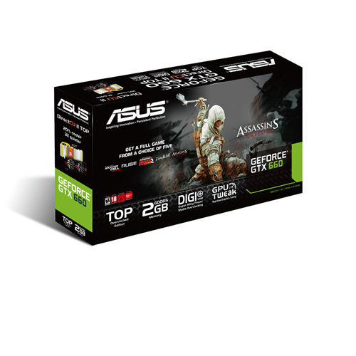 ASUS GTX660-DC2TG-2GD5 graphics card NVIDIA GeForce GTX 660 – image 5
