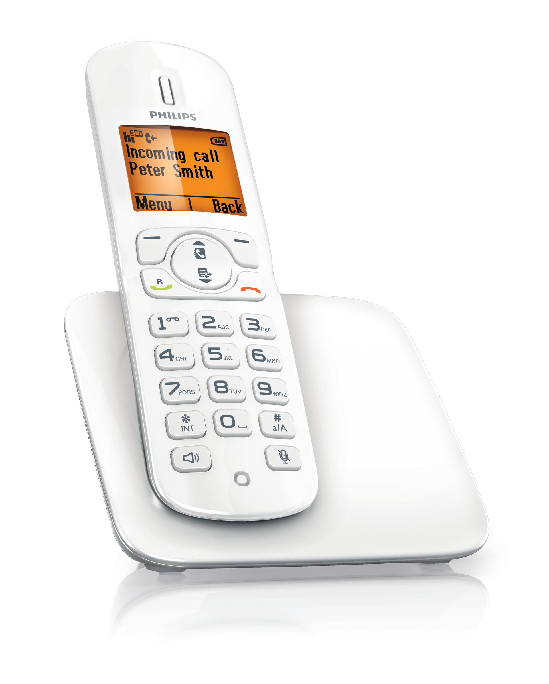 Philips BeNear CD2801W/NL telephone DECT telephone Caller ID White – image 2