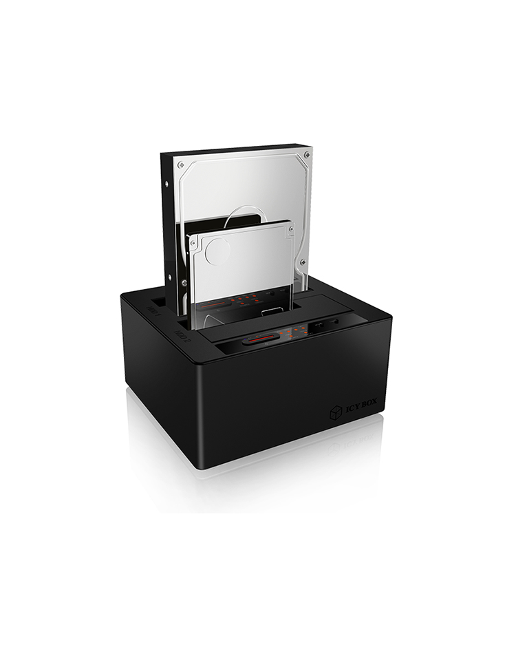 ICY BOX IB-121CL-C31 USB 3.2 Gen 2 (3.1 Gen 2) Type-C Black
