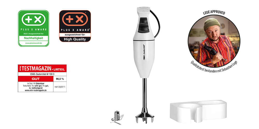 ESGE M 100 D Immersion blender 120 W White