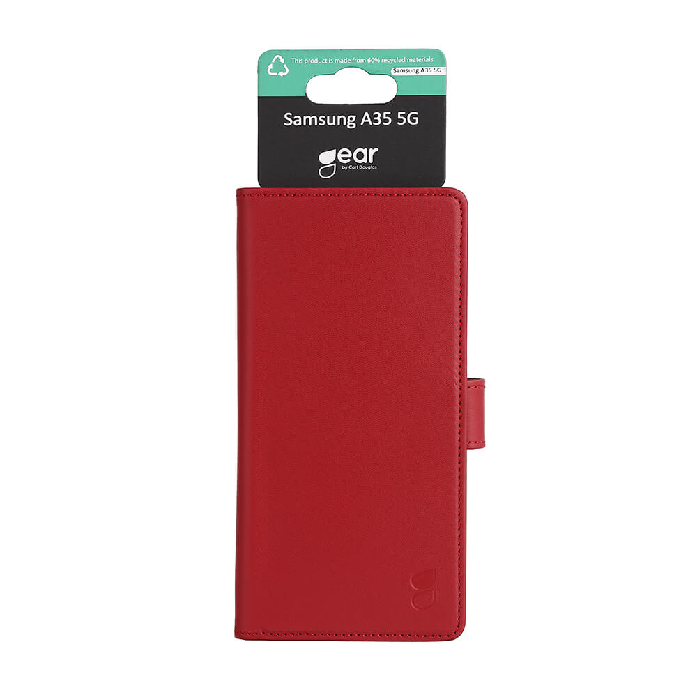 Gear Wallet Case 3 Card Slots Red - Samsung A35 – image 2