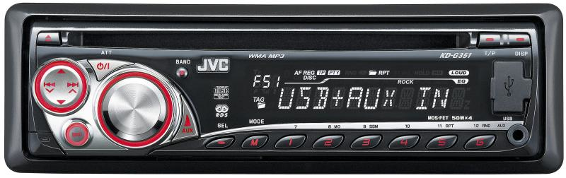 JVC KD-G351 Black