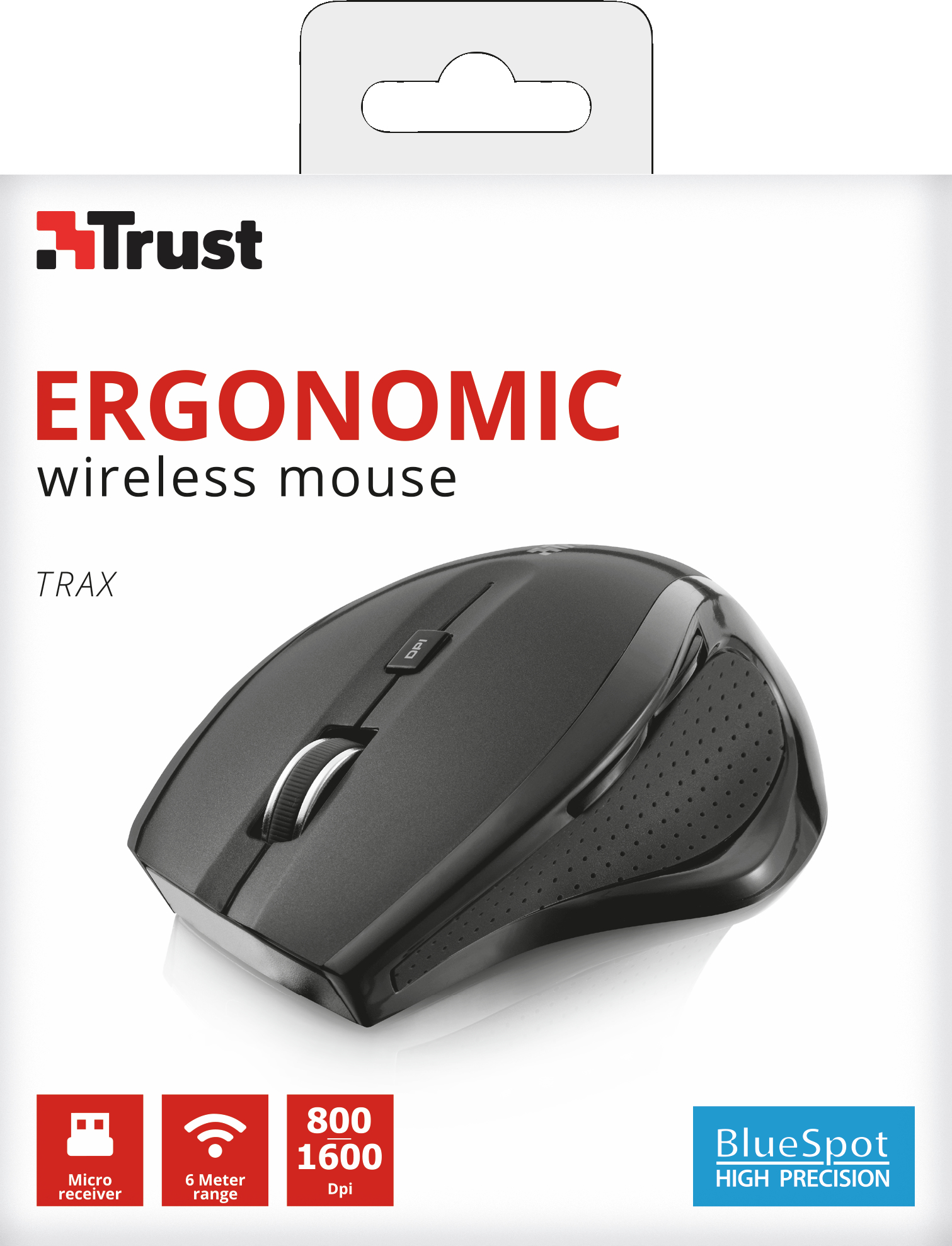 Trust Trax mouse Office Right-hand RF Wireless Optical 1600 DPI – image 5