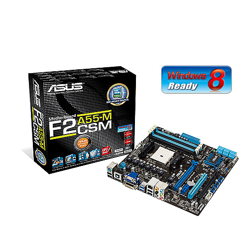 ASUS F2A55-M/CSM motherboard AMD A55 Socket FM2 micro ATX – image 1