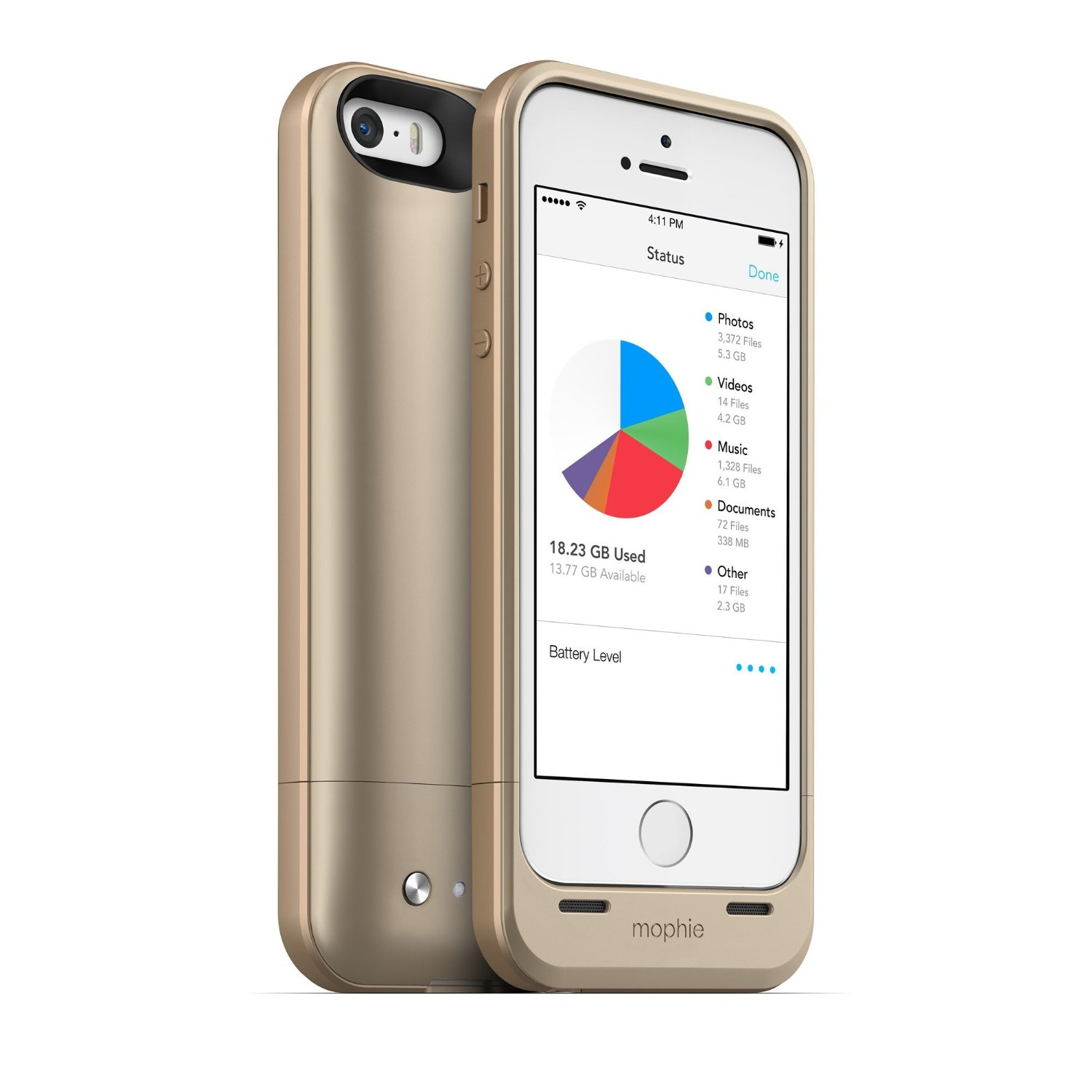 mophie SP-IP5-32GB-GLD mobile phone case Cover Gold – image 1
