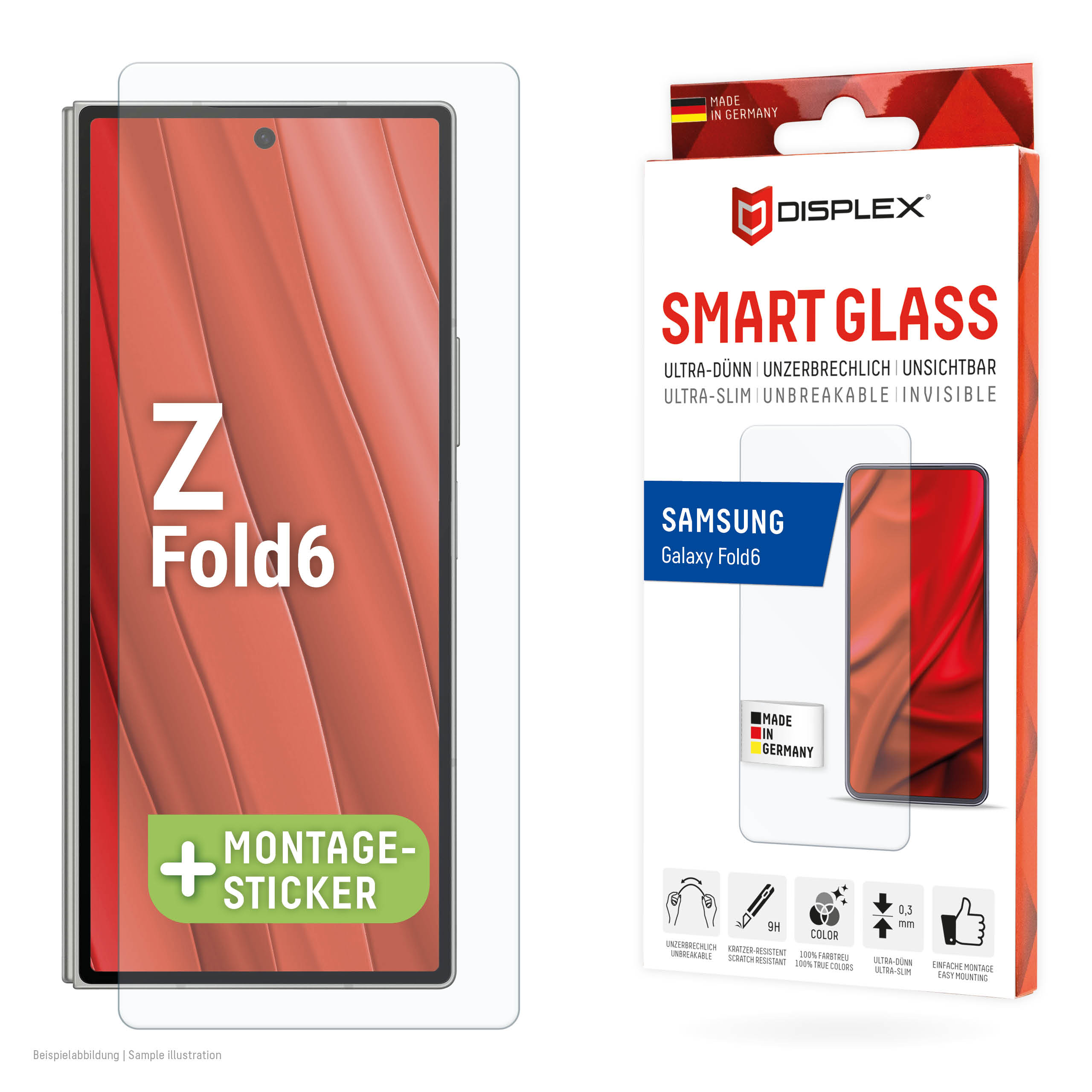 Displex Samsung Galaxy Z Fold 6 Tempered Film