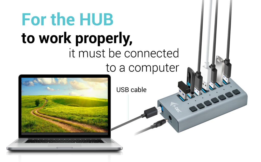 i-tec USB 3.0 Charging HUB 7port + Power Adapter – image 9