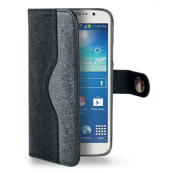 Celly ONDAGNEOBK mobile phone case Wallet case Black