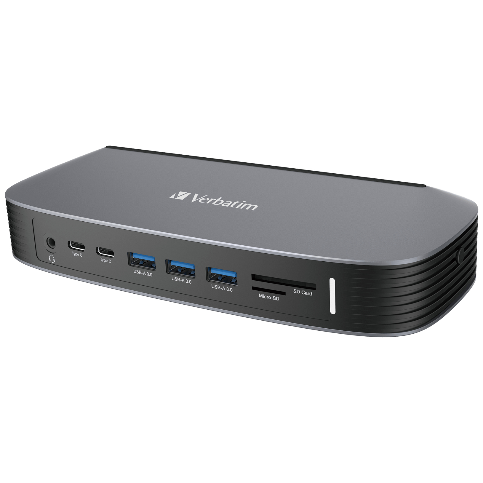 Verbatim 66632 laptop dock/port replicator Wired USB 3.2 Gen 1 (3.1 Gen 1) Type-C Grey