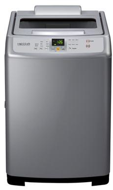 Samsung WA17W7SDP/XAX washer dryer Freestanding Top-load Silver