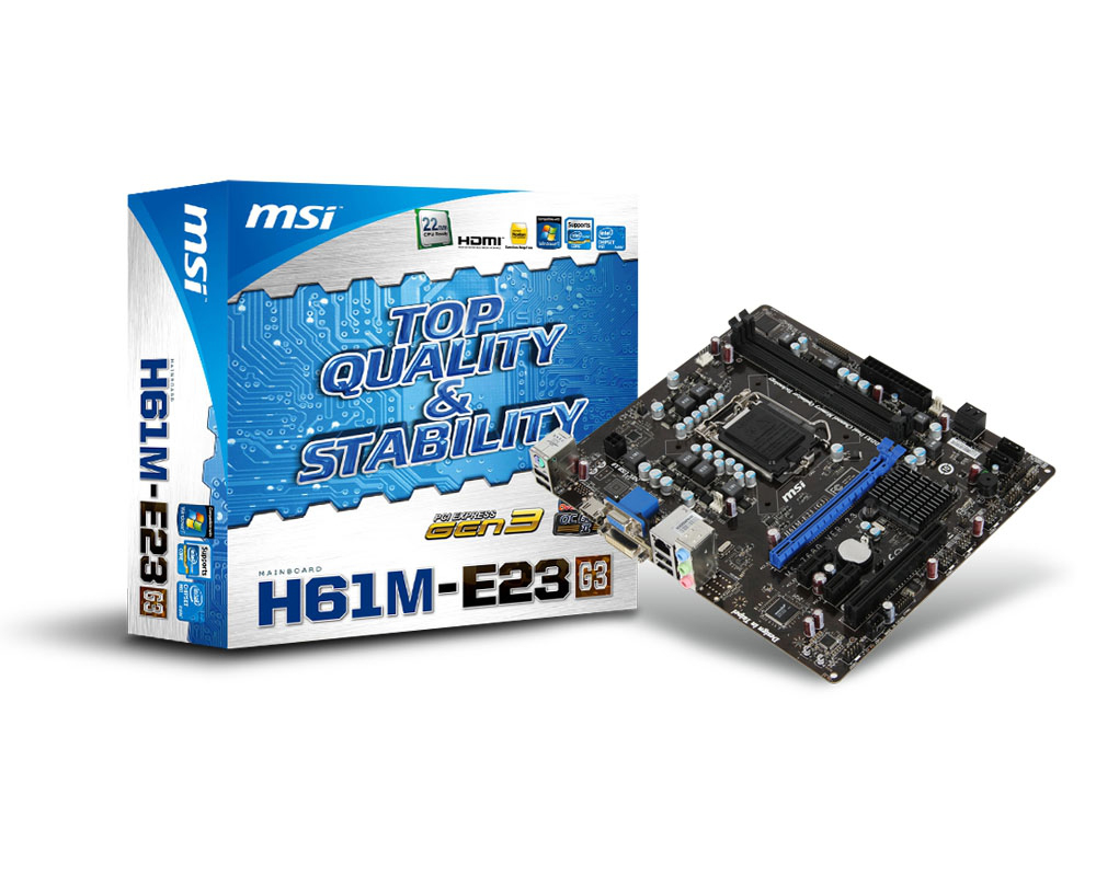 MSI H61M-E23 (G3) – image 1