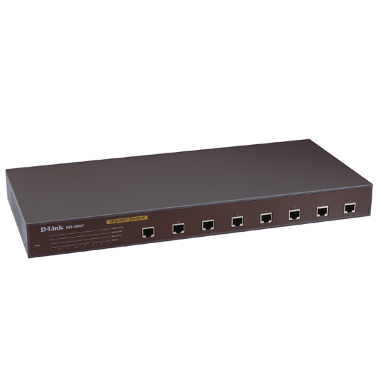 D-Link Switch 8xG+F+ENet RJ45 19"