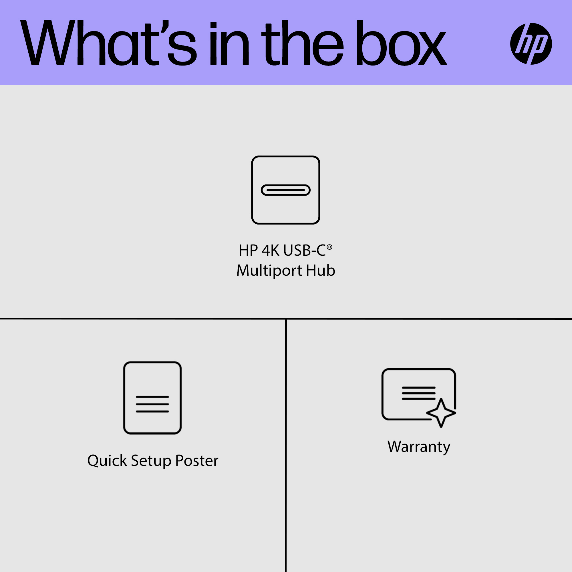 HP 4K USB-C Multiport Hub – image 4