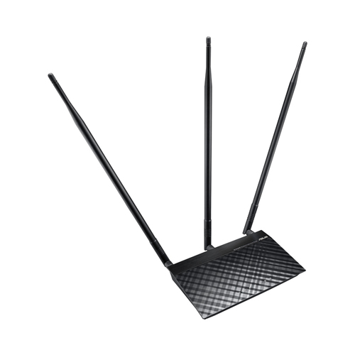 ASUS RT-N14UHP wireless router Fast Ethernet Single-band (2.4 GHz) Black, Grey, Metallic