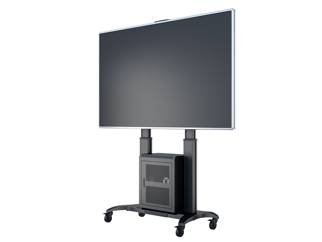 Multibrackets M Public Floorstand Dual Pillar 180 HD w AV Cabinet – image 9