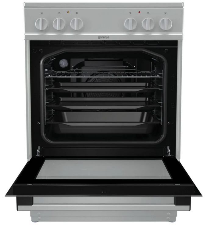 Gorenje EC6151XB Freestanding cooker Electric Coil hob Stainless steel – image 4