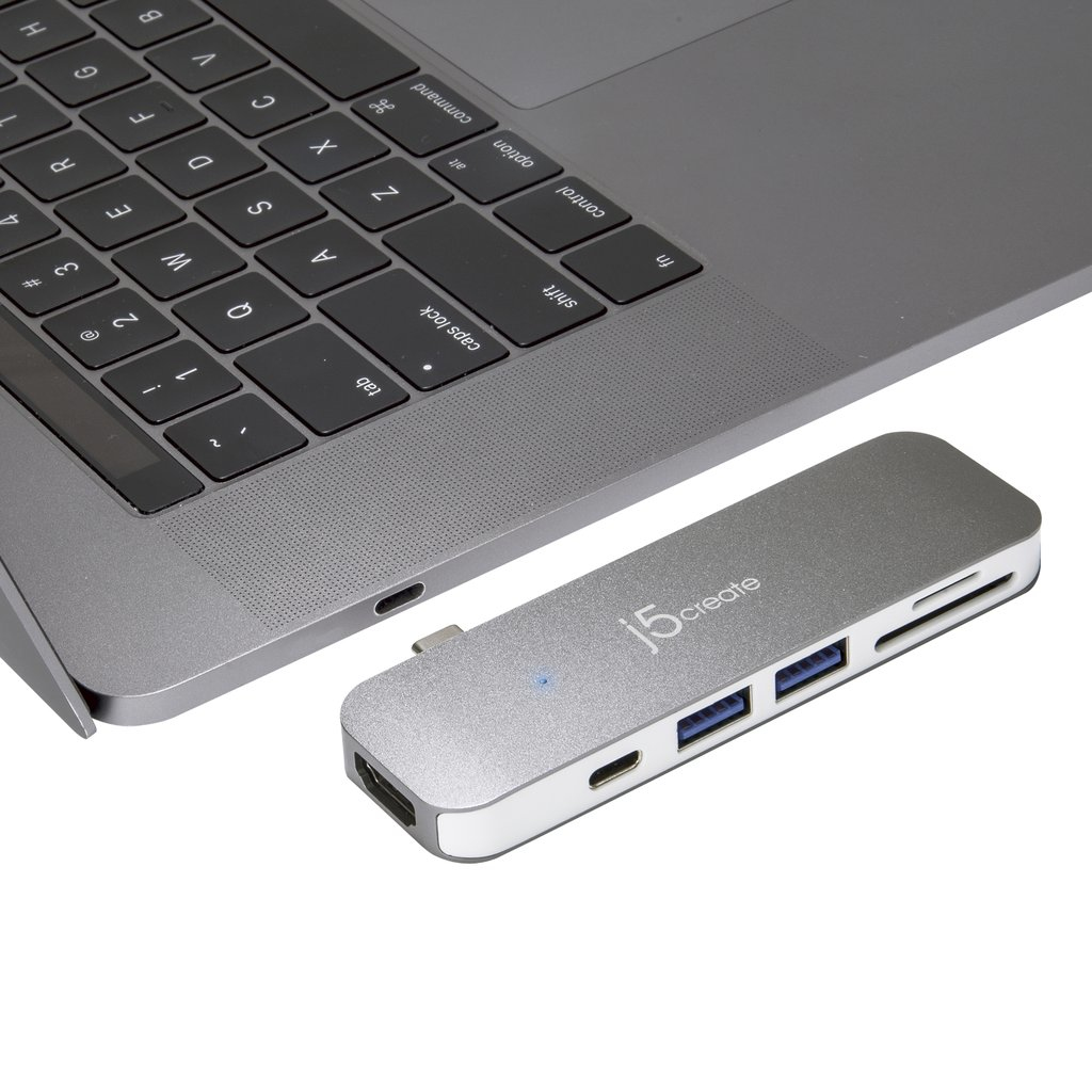 j5create JCD386 laptop dock/port replicator USB 3.2 Gen 1 (3.1 Gen 1) Type-C Grey – image 4