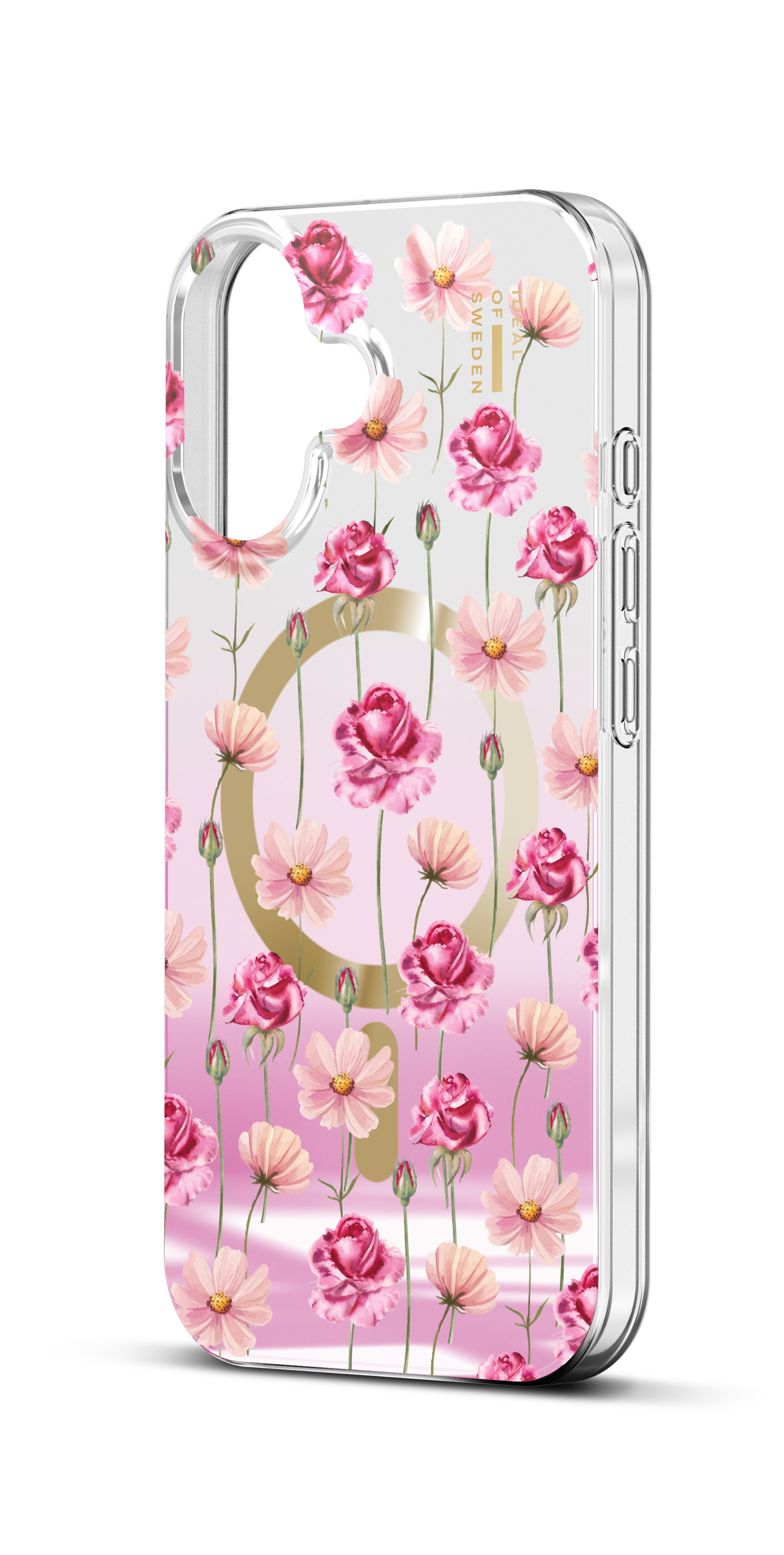 iDeal of Sweden Mirror Case MagSafe iPhone 16 Rose Blush Floral