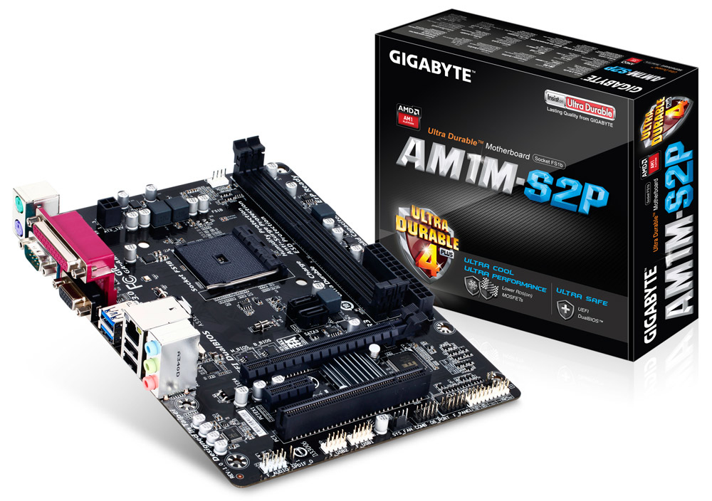 GIGABYTE GA-AM1M-S2P motherboard Socket AM1 micro ATX