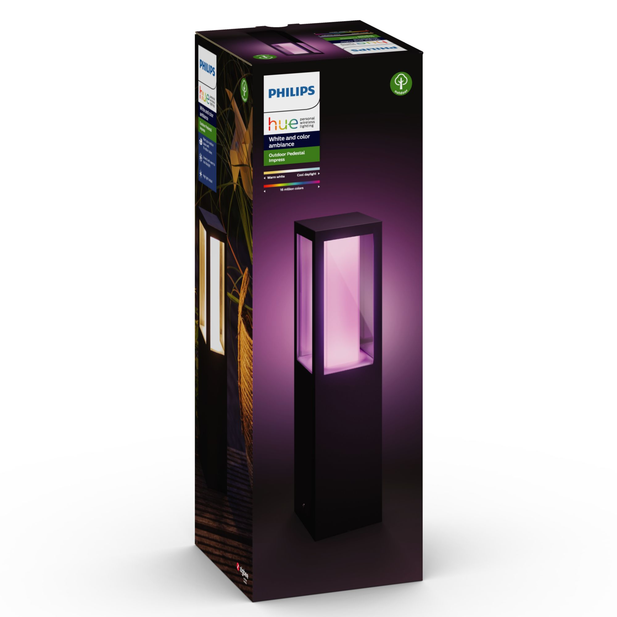 Philips by Signify Philips Hue White and colour ambience IMPRESS OUTDOOR PEDESTAL LIGHT – image 6
