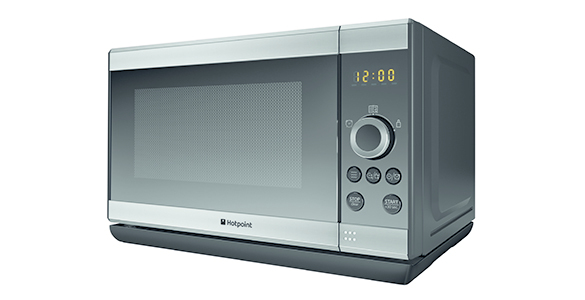 Hotpoint MWH2021X microwave Black, Stainless steel Countertop – image 3
