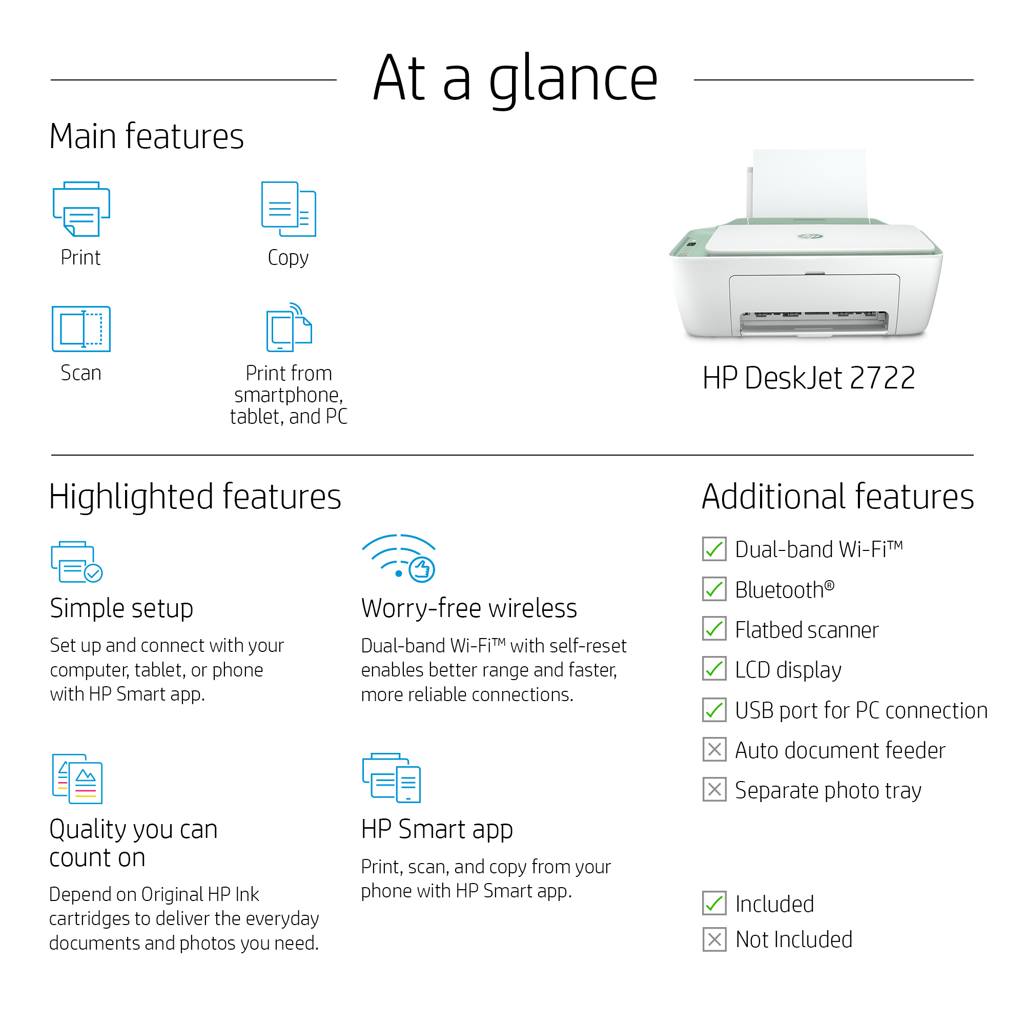 HP DeskJet 2722 All-in-One Printer – image 4