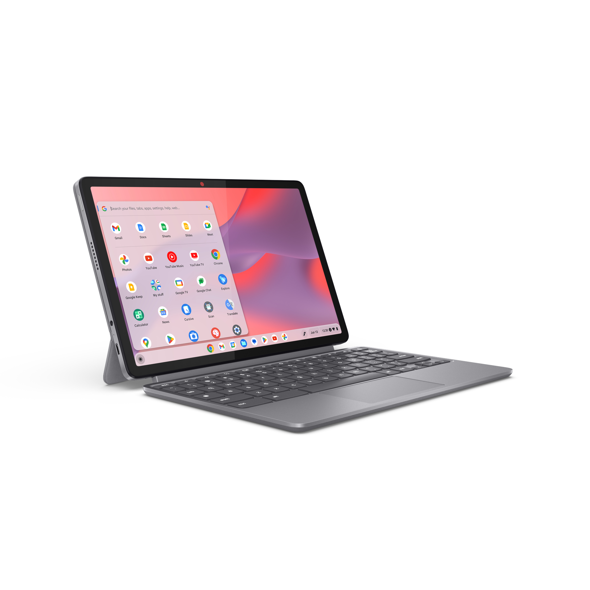 LENOVO - Chromebook convertible 2 en 1 Lenovo Duet 11M889, MTK Kompanio 838, 8GB, 128GB eMMC, 10,95', ChromeOS + 3 Meses Google AI Pro con Gemini Pro y 5TB. - imagen 4