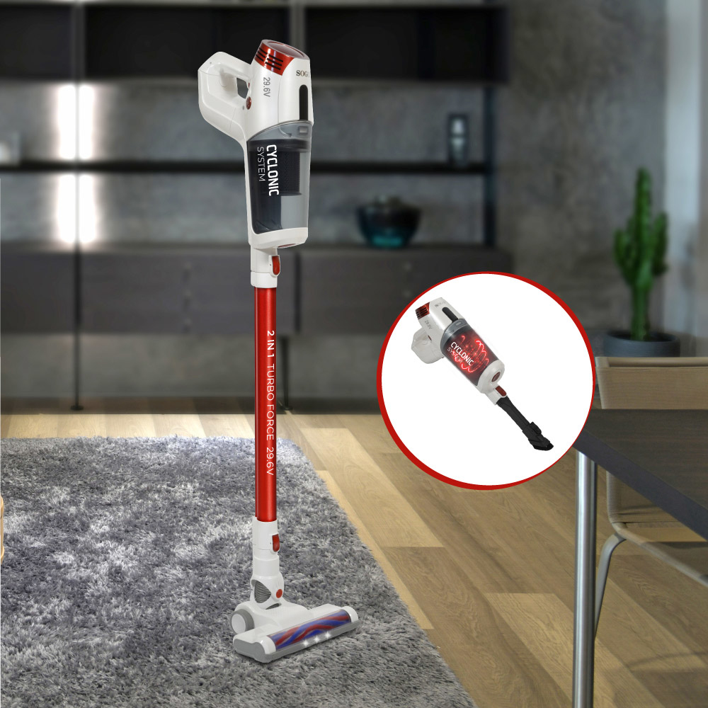 Sogo ASP-SS-16160 stick vacuum/electric broom 2-in-1 stick vacuum Battery Dry Bagless – image 6