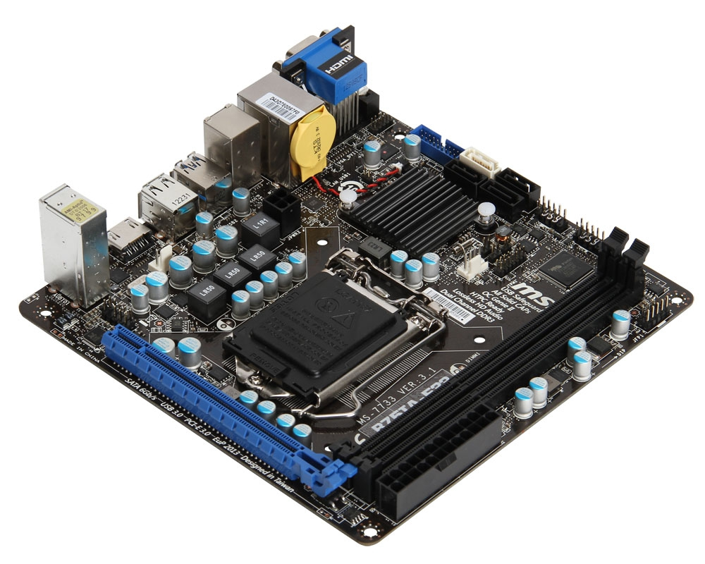 MSI B75IA-E33 motherboard Intel B75 LGA 1155 (Socket H2) mini ITX – image 3