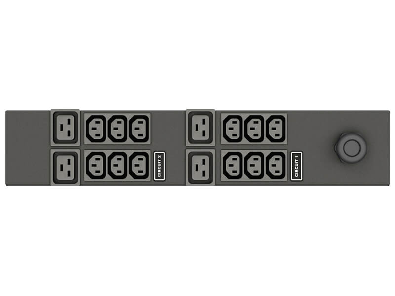 Vertiv VP7811B power distribution unit (PDU) 16 AC outlet(s) 2U Black