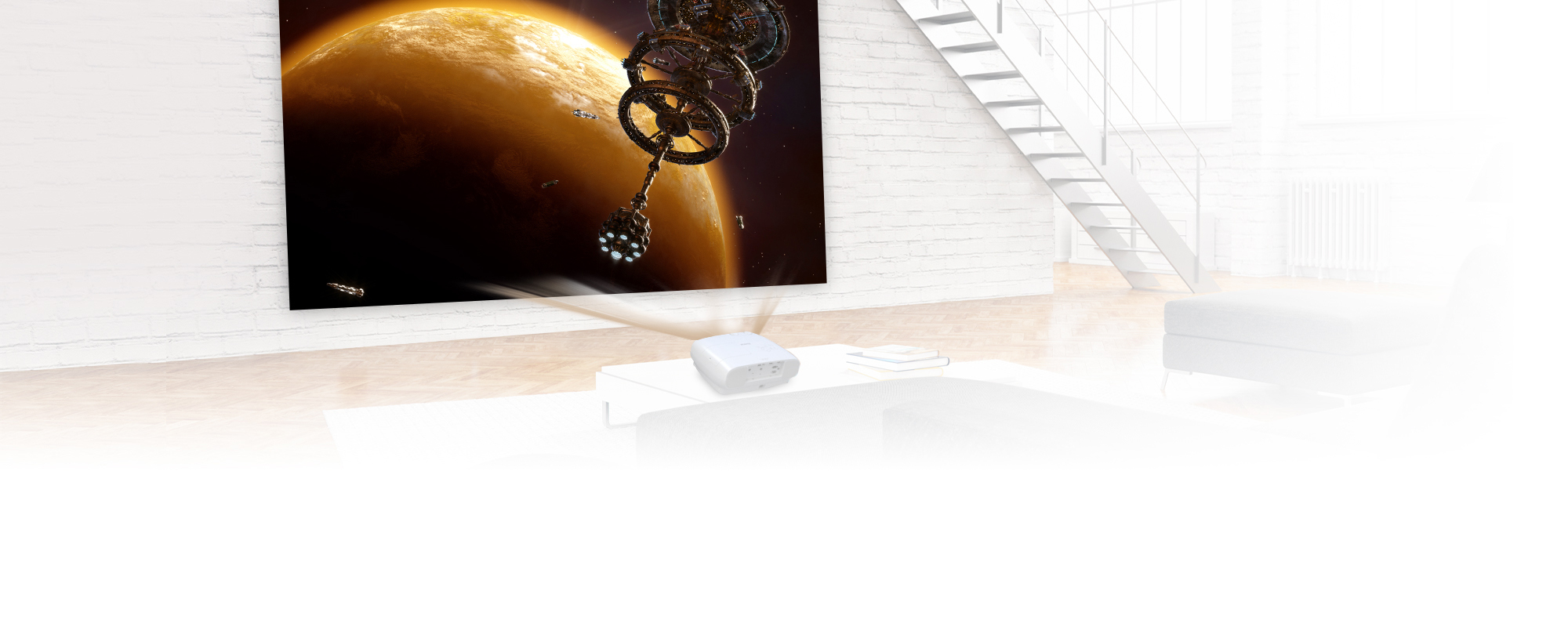 Epson EH-TW7100 Standard throw projector 3000 ANSI lumens 3LCD UHD 4K (3840x2160) 3D White – image 3