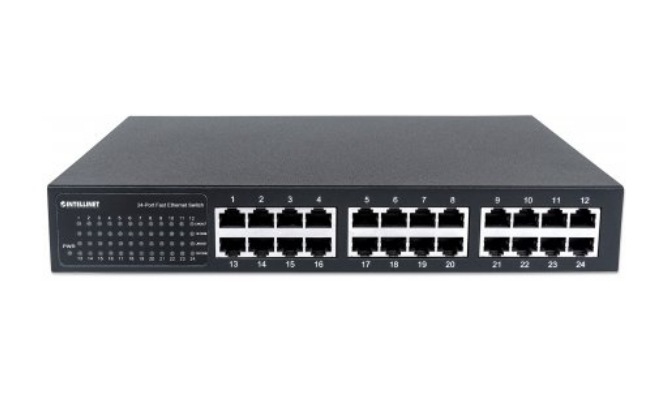 Intellinet 560924 network switch Unmanaged L2 Fast Ethernet (10/100) 1U Black – image 3