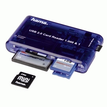 Hama CardReaderWriter 1000 & 1, USB 2.0 – image 4