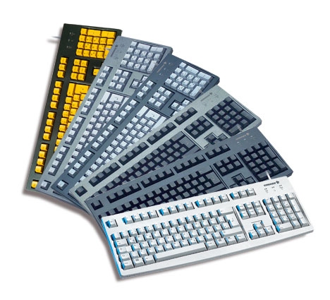 Cherry Colored standard PC keyboards G83-6105, HU, black