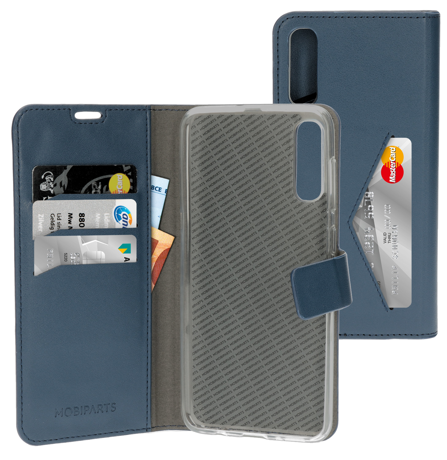 Mobiparts Classic Wallet Case Samsung Galaxy A50 (2019) Blue