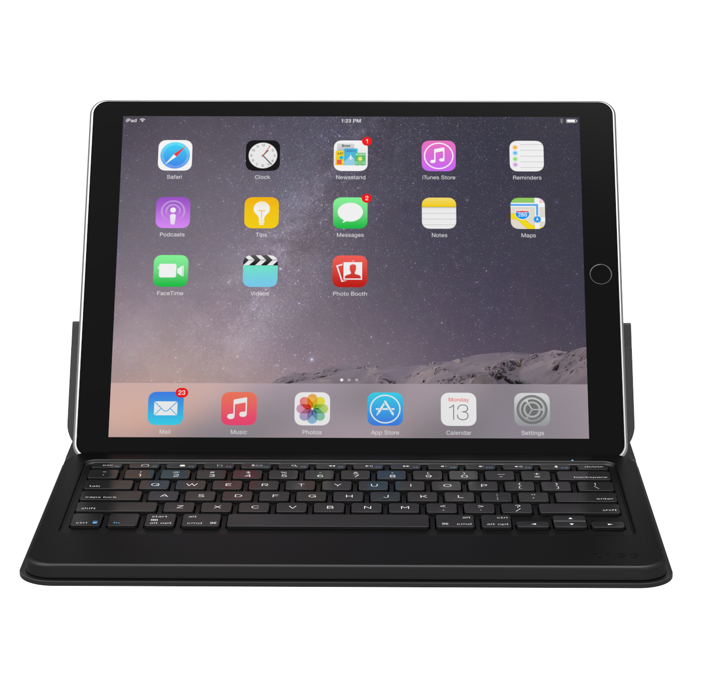 IFROGZ ZGUNM2-BKN mobile device keyboard QWERTY Nordic Black – image 3
