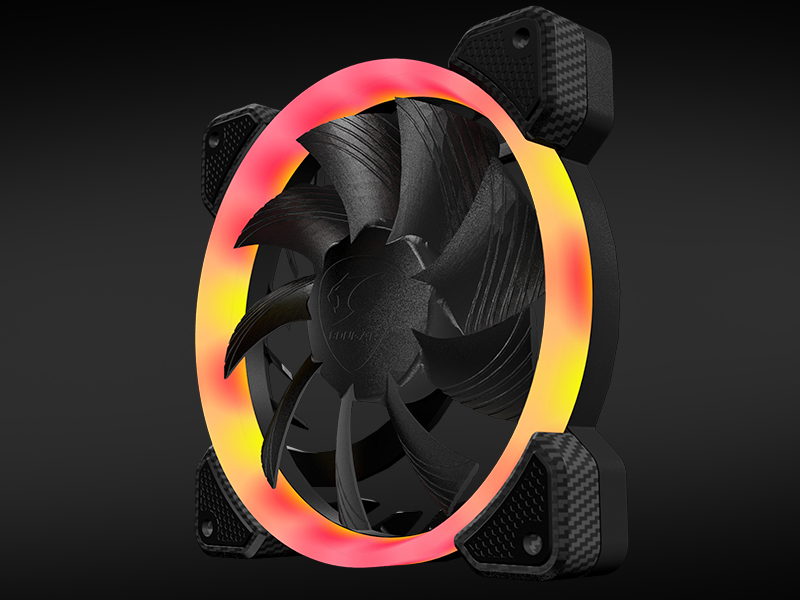 COUGAR CF-V12SET-RGB computer cooling system Computer case Fan – image 2